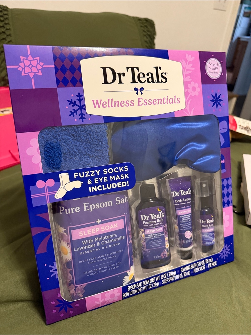 Sleep Soak & Body Care Gift Set - Purple